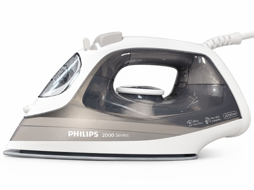 Philips утюг паровой 2000 Series DST2020/80, 2000 Вт, керамическая подошва