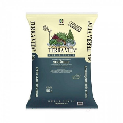Живая Земля готовый почвогрунт Хвойные-Голубика-Рододендрон  50 л