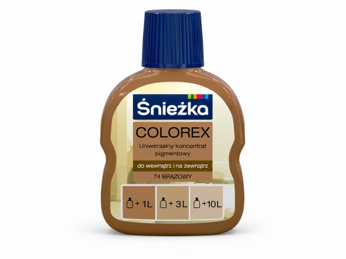 Колер Sniezka Colorex №74 «Коричневый», 100 мл
