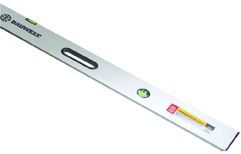 Правило алюминиевое Bauwelt профиль "прямоугольник" 2м, 2 глазка 00810-221200