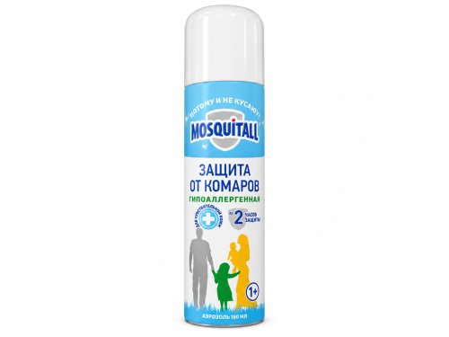 Аэрозоль от комаров MOSQUITALL «Гипоаллергенная защита», 150 мл