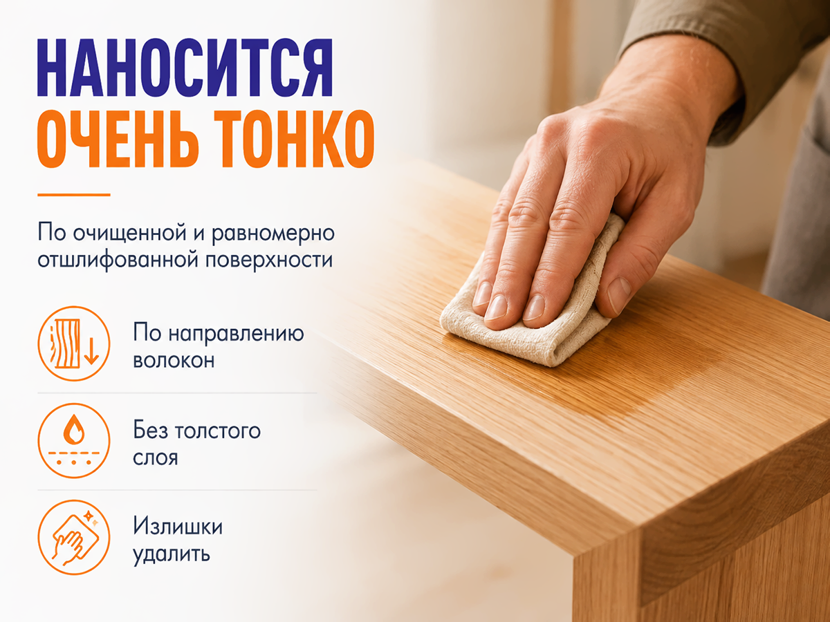 Масло для интерьера PROSTOCOLOR, тик, 0,75 л, 101049 фото 4