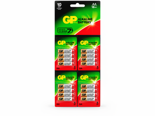 GP батарейки Super AA (LR6), 1,5 В, 16 шт