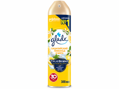 Glade освежитель воздуха «Сицилийский лимонад и мята», 300 мл