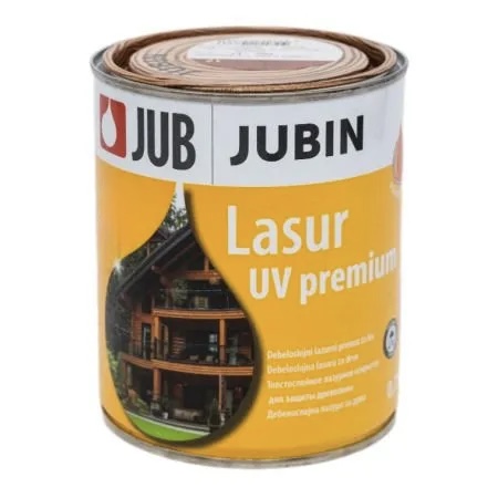 Лазурь для древесины JUBIN Lasur UV Premium № 14 лиственница, 0,75 л