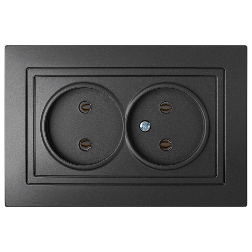 Розетка РС16-343 графит