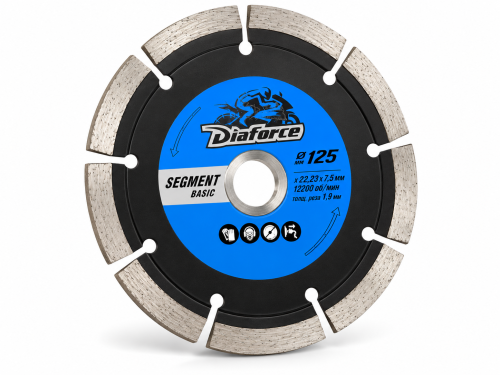 Диск алмазный Diaforce Segment Basic, 125 мм