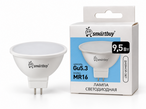 Лампа светодиодная Smartbuy GU5.3, 9,5 Вт, 4000 К