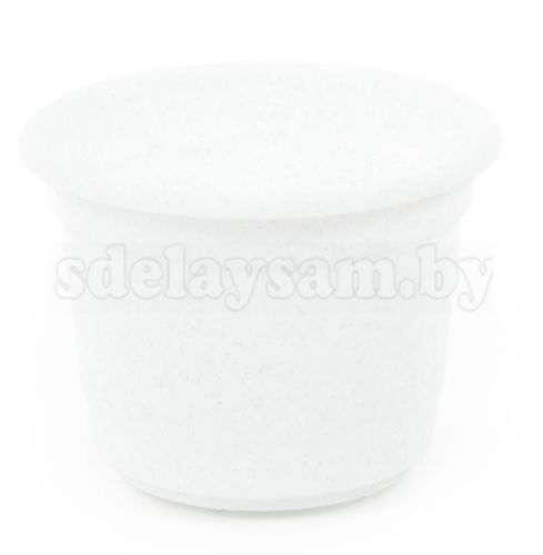 Горшок цветочный "Ксения" №3 - 0.75 л мраморный