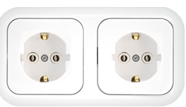 Розетка РС16-349 с заземляющим контактом