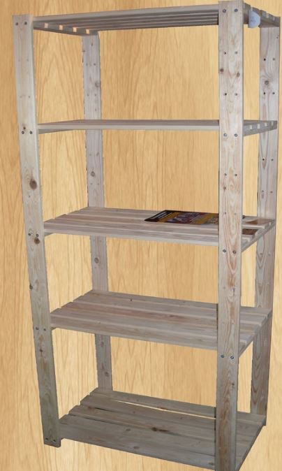 Стеллаж для бытового хранения П5-2000*730*320- 5 полок, РБ