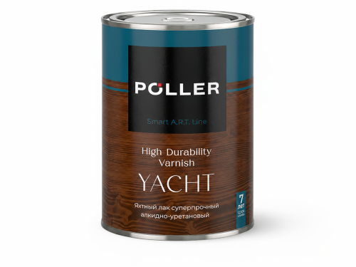 Лак яхтный Poller A.R.T. YACHT, глянцевый, 0,8 л