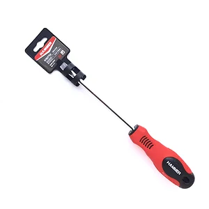 Отвёртка плоская Hammer, 5×100 мм, магнитная