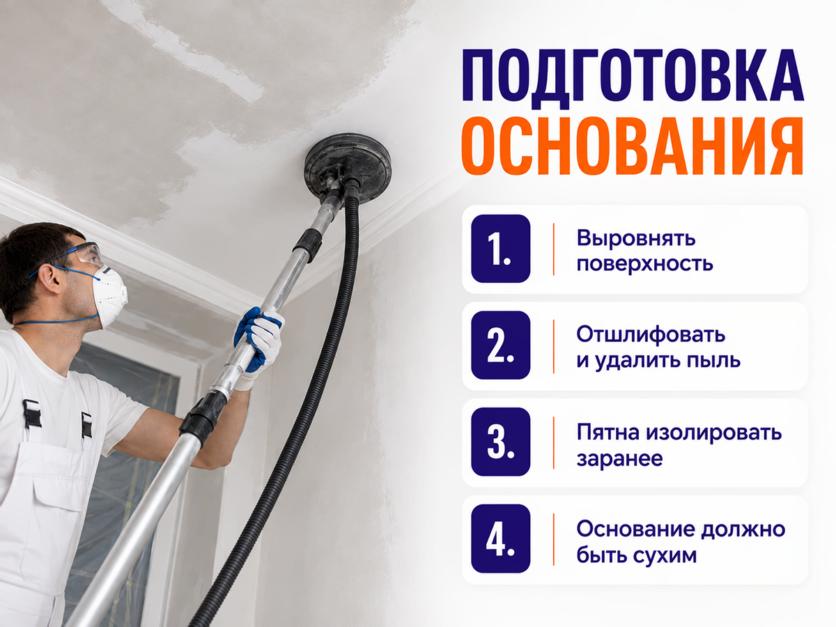 Краска акриловая ERICA для потолка, белая матовая, 4,5 кг фото 4