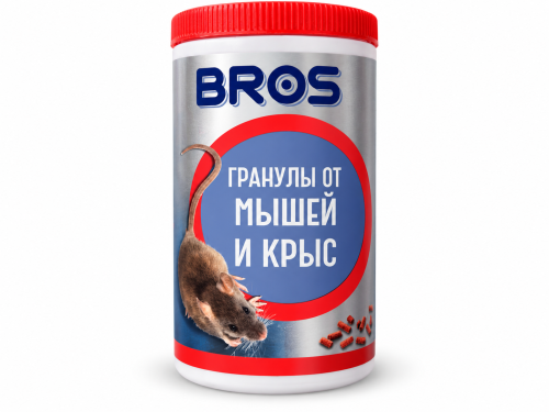 Гранулы от мышей и крыс BROS, 250 г