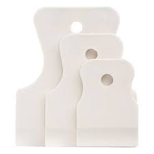 Набор шпателей 3 шт. 40, 60, 80 мм эластичная белая резина (1шт/70уп)  01220-780003