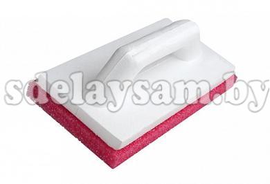 Терка с гидрогубкой из пенопласта, 28x14см