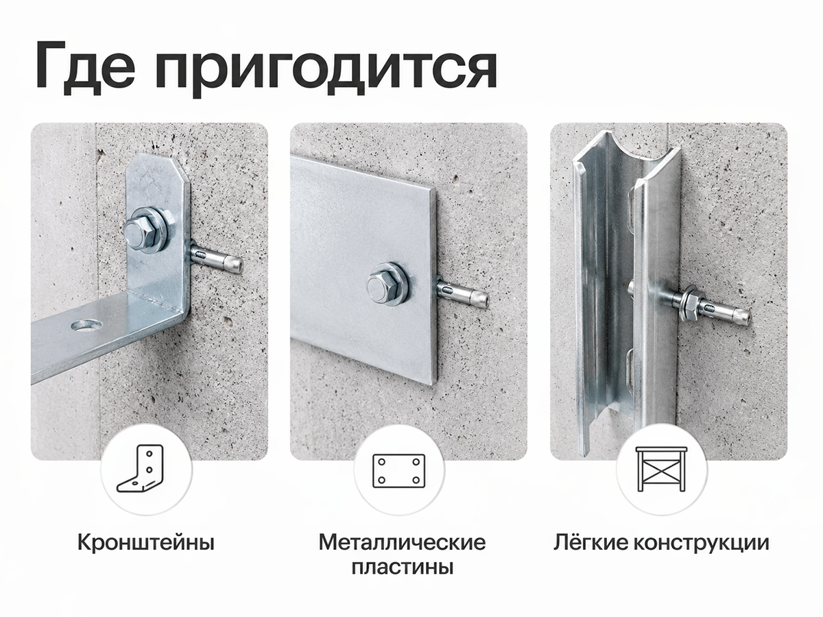STARFIX анкер с болтом M6×8×60 мм фото 3