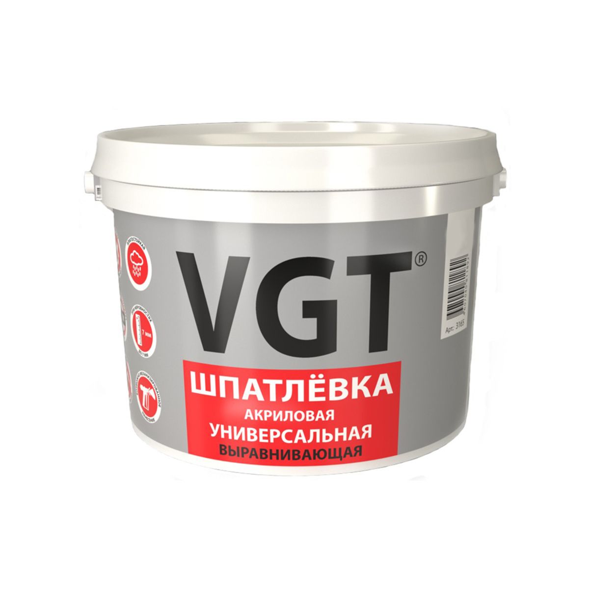 Шпатлевка универсальная VGT 1 кг 