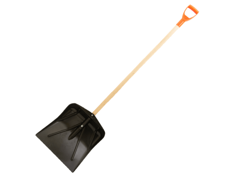 Лопата для уборки снега пластиковая ЛСП-ЧР