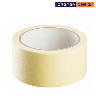 Лента малярная 19мм х 33м желтая 