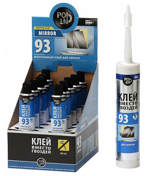 Клей монтажный POINT "Клей вместо гвоздей 93", 80мл