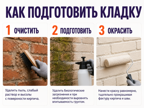 Краска акриловая «Престиж» по кирпичу, белый, 2,4 кг фото 4