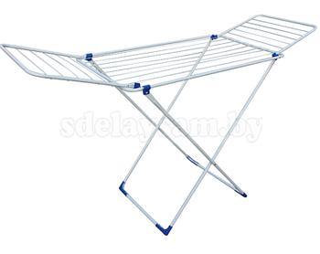 Сушилка для белья напольная 18м серия Stella бело-синяя PERFECTO LINEA