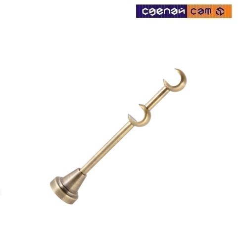 Кронштейн метал. стеновой D16/16 Антик 13/20см