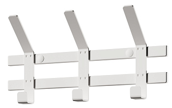 Вешалка настенная "Торонто 3" (Белый)