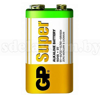 Элемент питания GP Super 6LR61/1604A крона