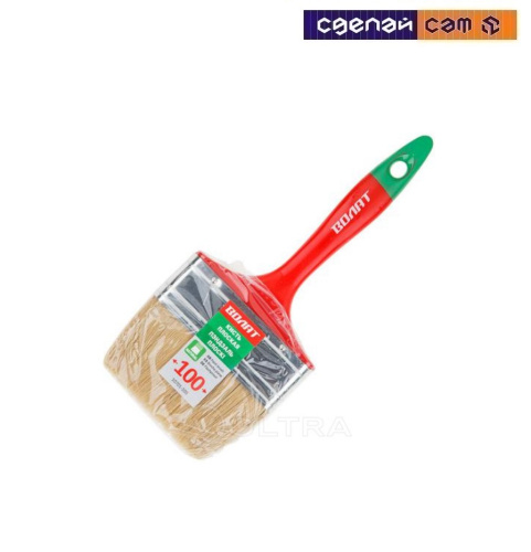 Кисть плоская 4"-100мм ВОЛАТ