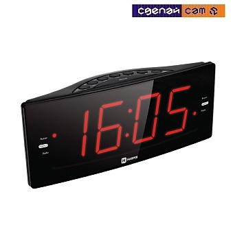 Радиобудильник HARPER ,HCLK-2042 Red led