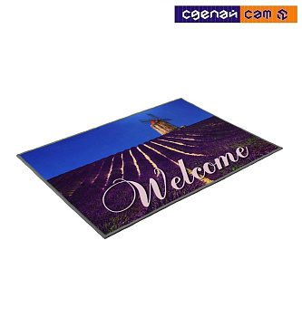 Коврик влаговпитывающий  "Прованс" "Velur" 40х60 см 