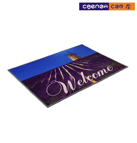 Коврик влаговпитывающий  "Прованс" "Velur" 40х60 см 