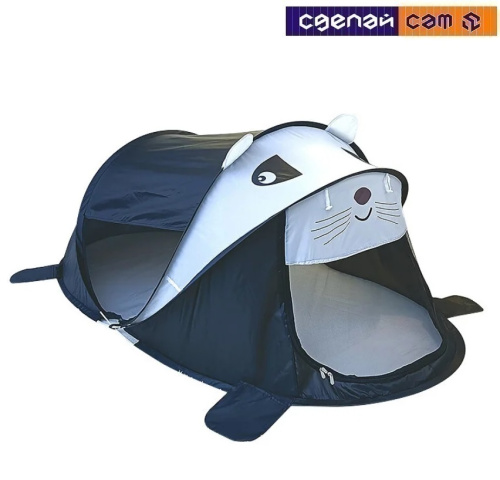 Детская игровая палатка Фея Порядка Панда / CT-110 (белый/черный)