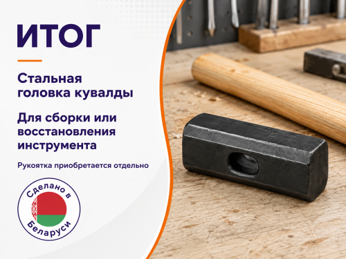 Кувалда ВЗТЗЧ без рукоятки фото 4