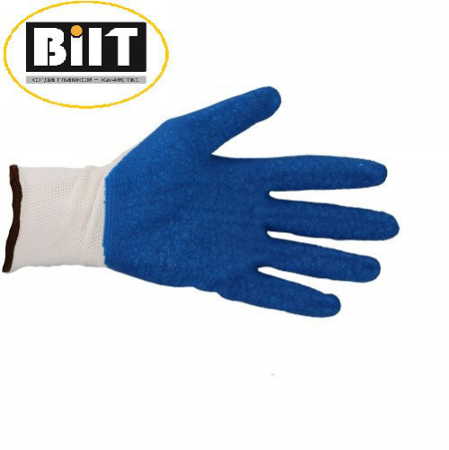 Перчатки рабочие PROTECT2U BLUE LINE R10
