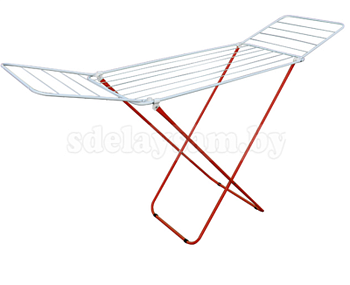 Сушилка для белья напольная 16м серия Maria бело-красная PERFECTO LINEA