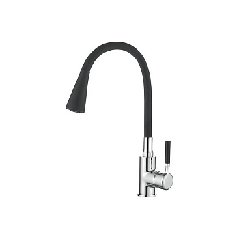 Ledeme L4199-2 Смеситель для кухни с гибким изливом ЧЕРНЫЙ