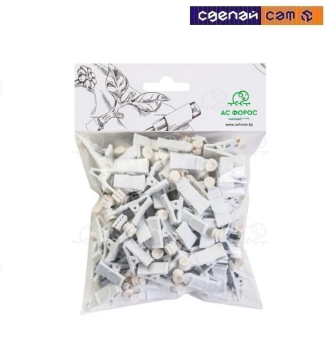 Зажим потолочный роликовый (уп 100шт) 