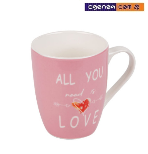 Кружка керамическая, 360 мл, All You need is Love