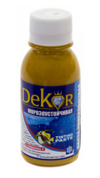 Паста колерная  "DEKOR" охра №11 0,1 кг