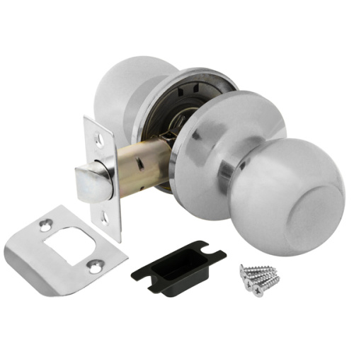 Ручка защелка DK672 CP-PS (6072 CP-P) (без фик.) хром (25219) (PUNTO)