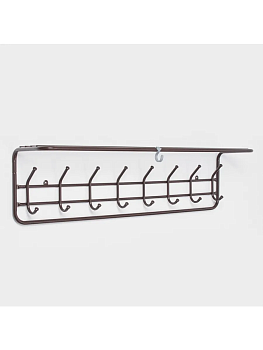 Вешалка с полкой 100 (Коричневый)