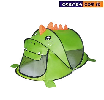 Детская игровая палатка Фея Порядка Динозаврик / CT-090 (зеленый)