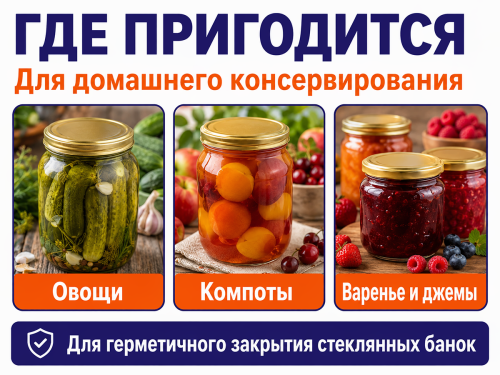 Крышка для консервирования СКО 1-82 фото 3
