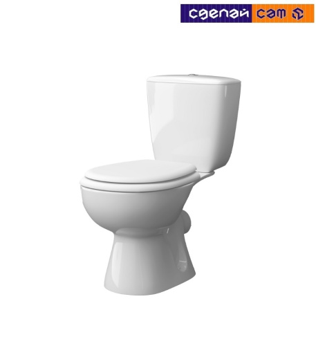 Унитаз-компакт Позитано ЖС Алкапласт белый с1