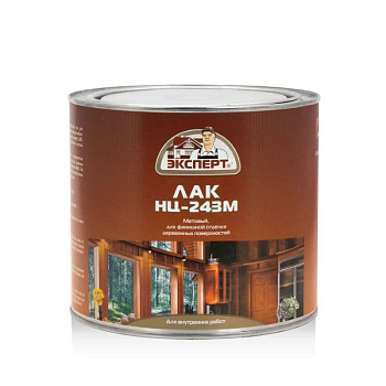 Лак мебельный НЦ-243М "ЭКСПЕРТ" матовый (1,7кг)