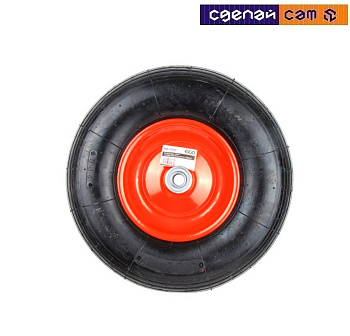 Колесо надувн. 3.50-6" (подшипн. ф35x16 мм, для оси 16x90мм)